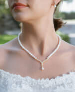 Gerçek Doğal 14 Ayar Altın Renk İnci Set - ST022