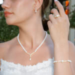 Gerçek Doğal 14 Ayar Altın Renk İnci Set - ST022 - Görsel 2