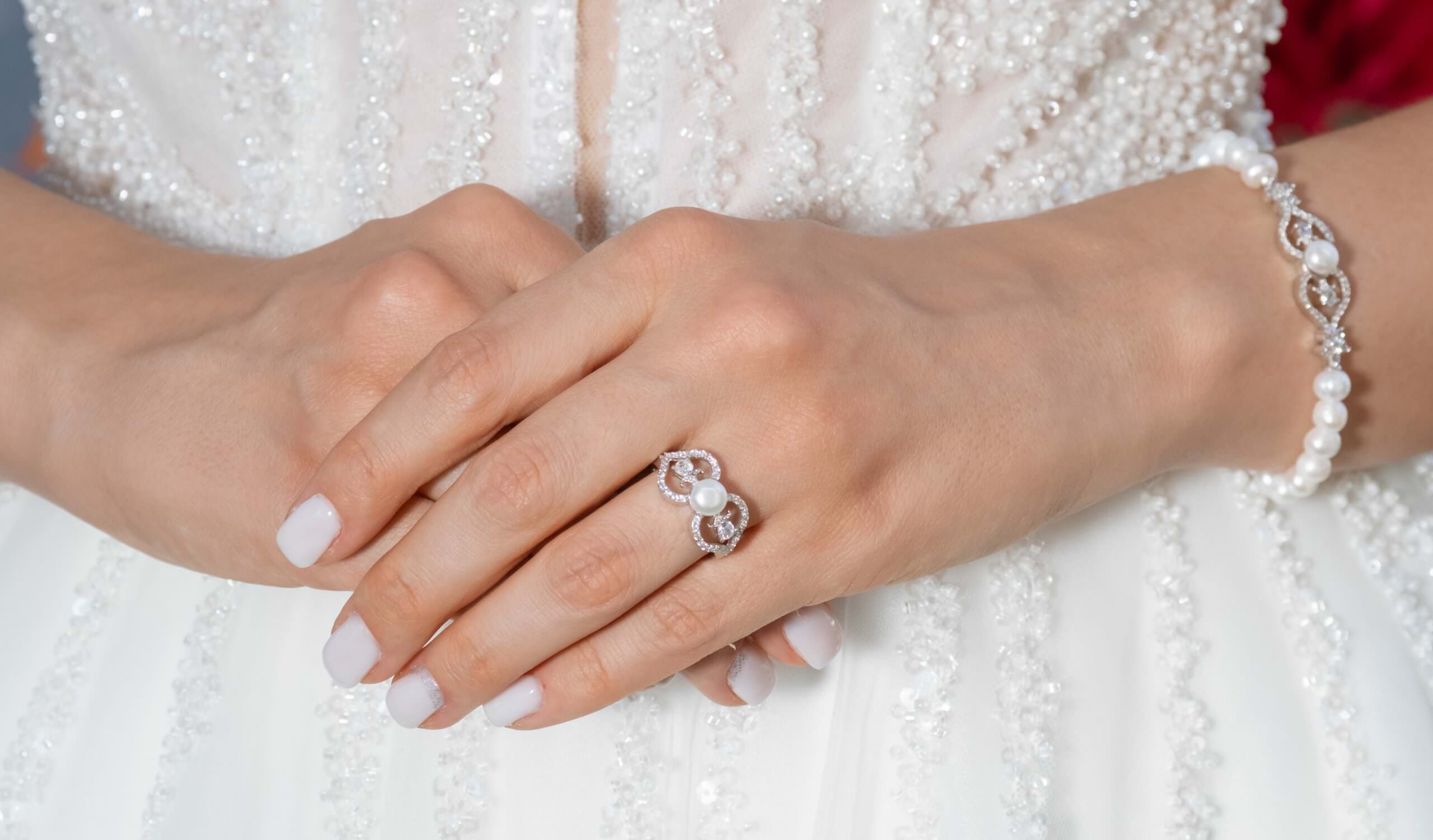 DSCF6873 İnci Yüzük - YZ037 - Görsel 1