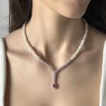 Gerçek Doğal İnci Set – ST039 Kırmızı Yakut