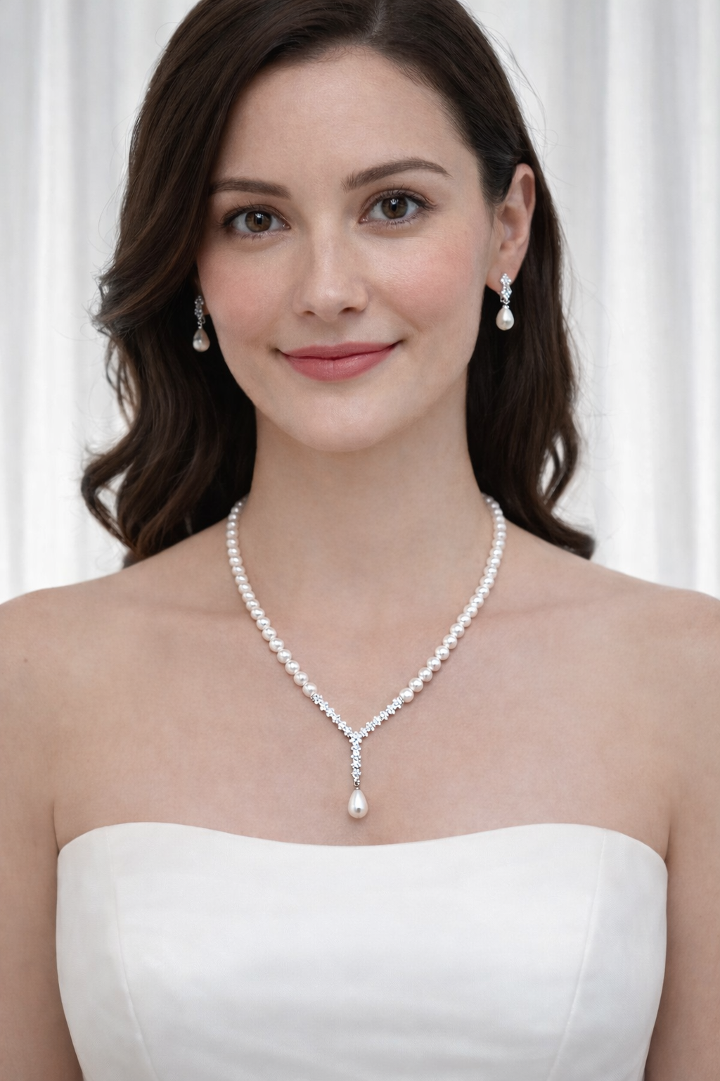 77D6B9FA-97B2-4BE5-B834-F2FF1E5B8701 İnci Yonca Kolye – KLY074 - Görsel 1