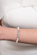 Gümüş ve Beyaz Altın Kaplama Gerçek Doğal İnci Set – ST049 - Görsel 3
